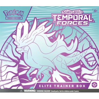 Pokemon Scarlet & Violet Temporal Forces (Walking Wake) Elite Trainer Box rinkinys (Anglų k.)